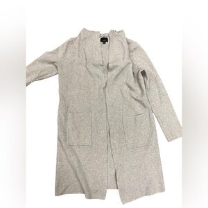 Lumiere tan hooded cardigan sweater
